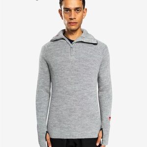 Men's Stylish Gray Crewneck Sweater